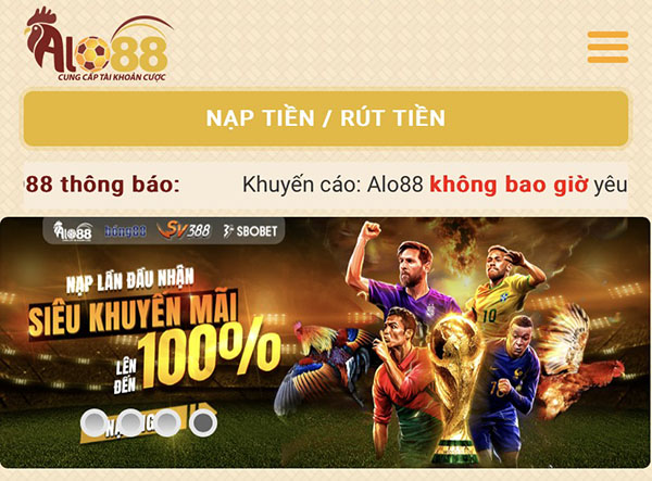 nạp tiền vào Viva88