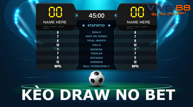 cách chơi kèo draw no bet - cược hoà hoàn trả